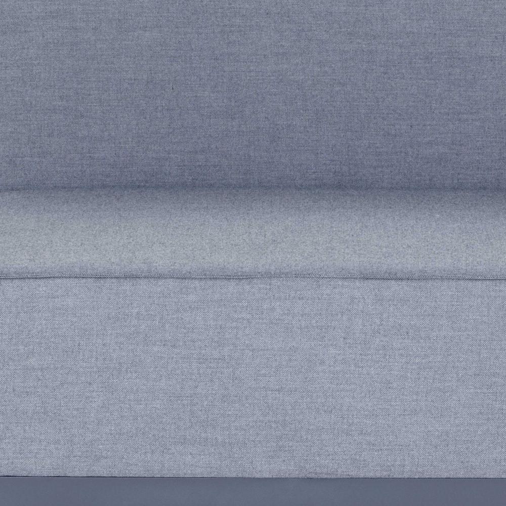 35" Gray and TPU Coating Metal Outdoor Modular with Gray Cushion - Image 4