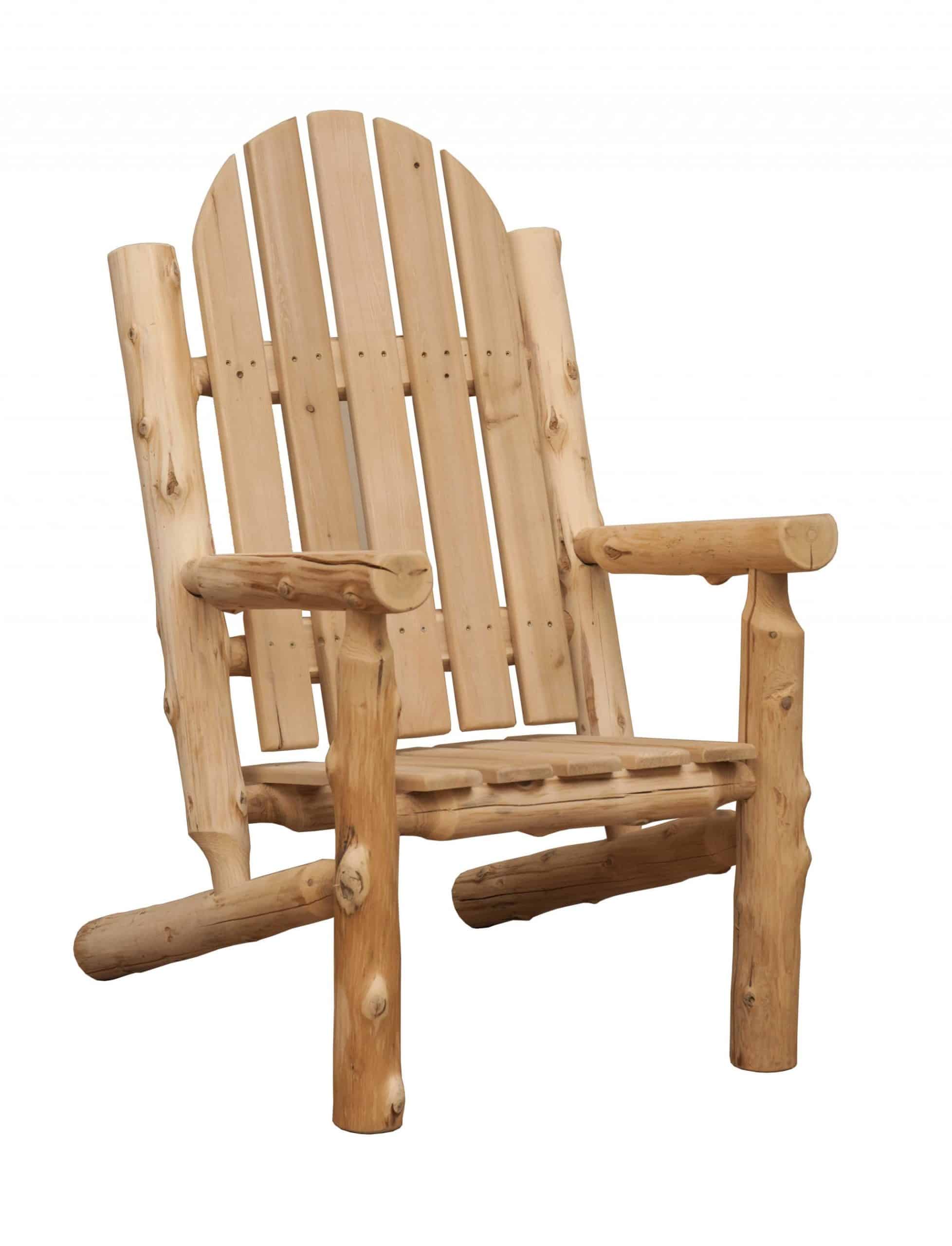 27" Natural Solid Wood Indoor Outdoor Arm Chair - Image 5