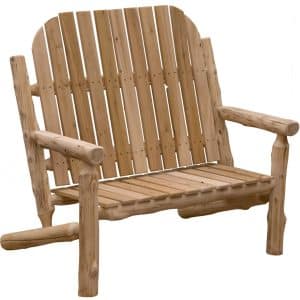 48" Natural Solid Wood Indoor Outdoor Arm Chair