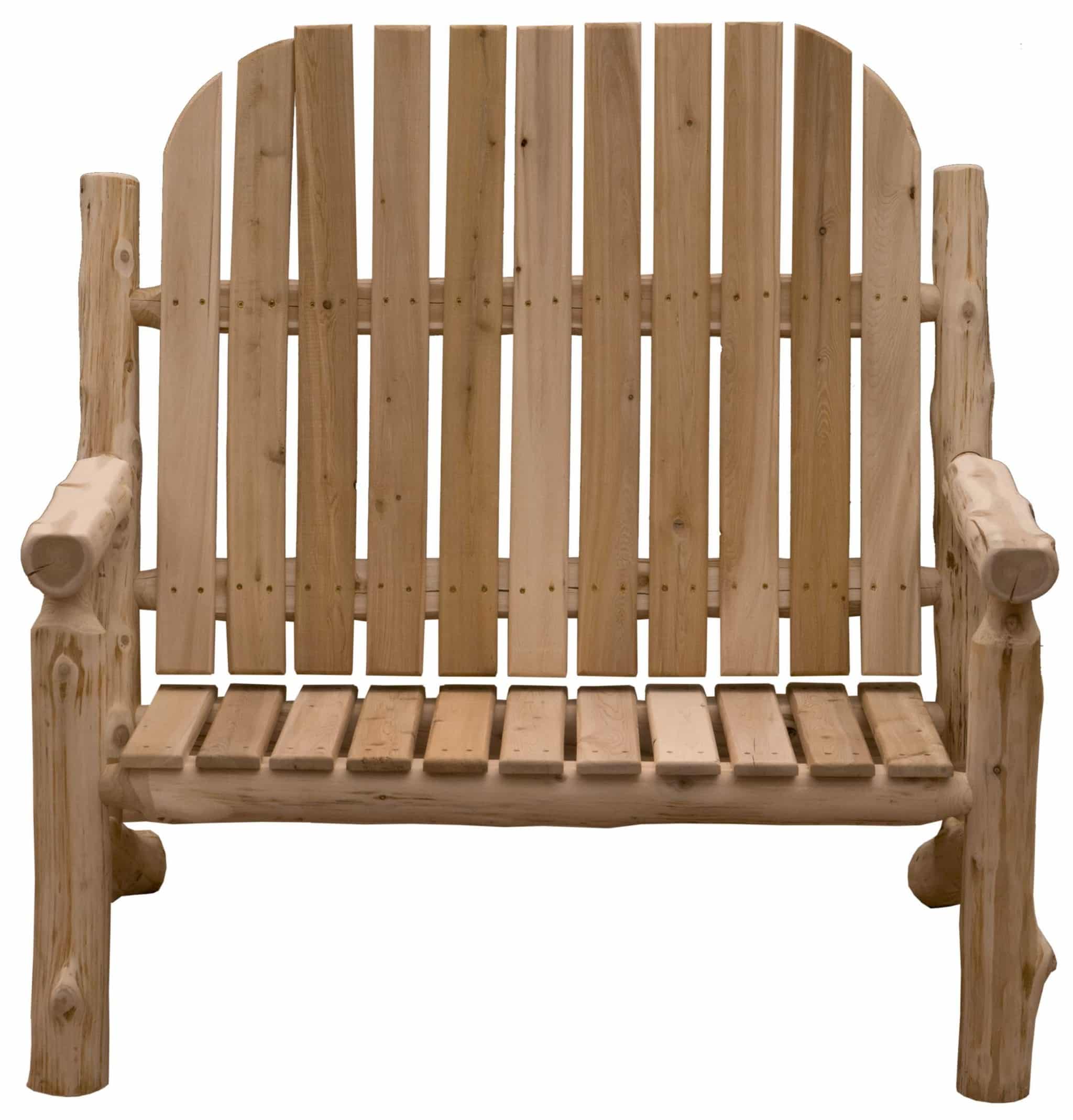 48" Natural Solid Wood Indoor Outdoor Arm Chair - Image 3