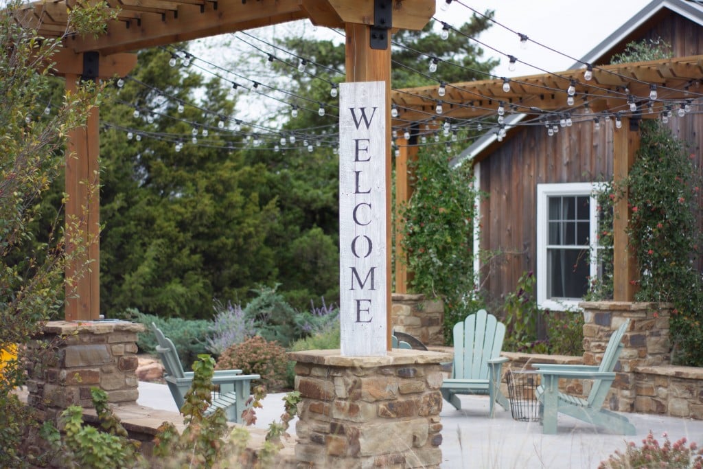 Rustic White Wash Front Porch Welcome Sign - Image 4