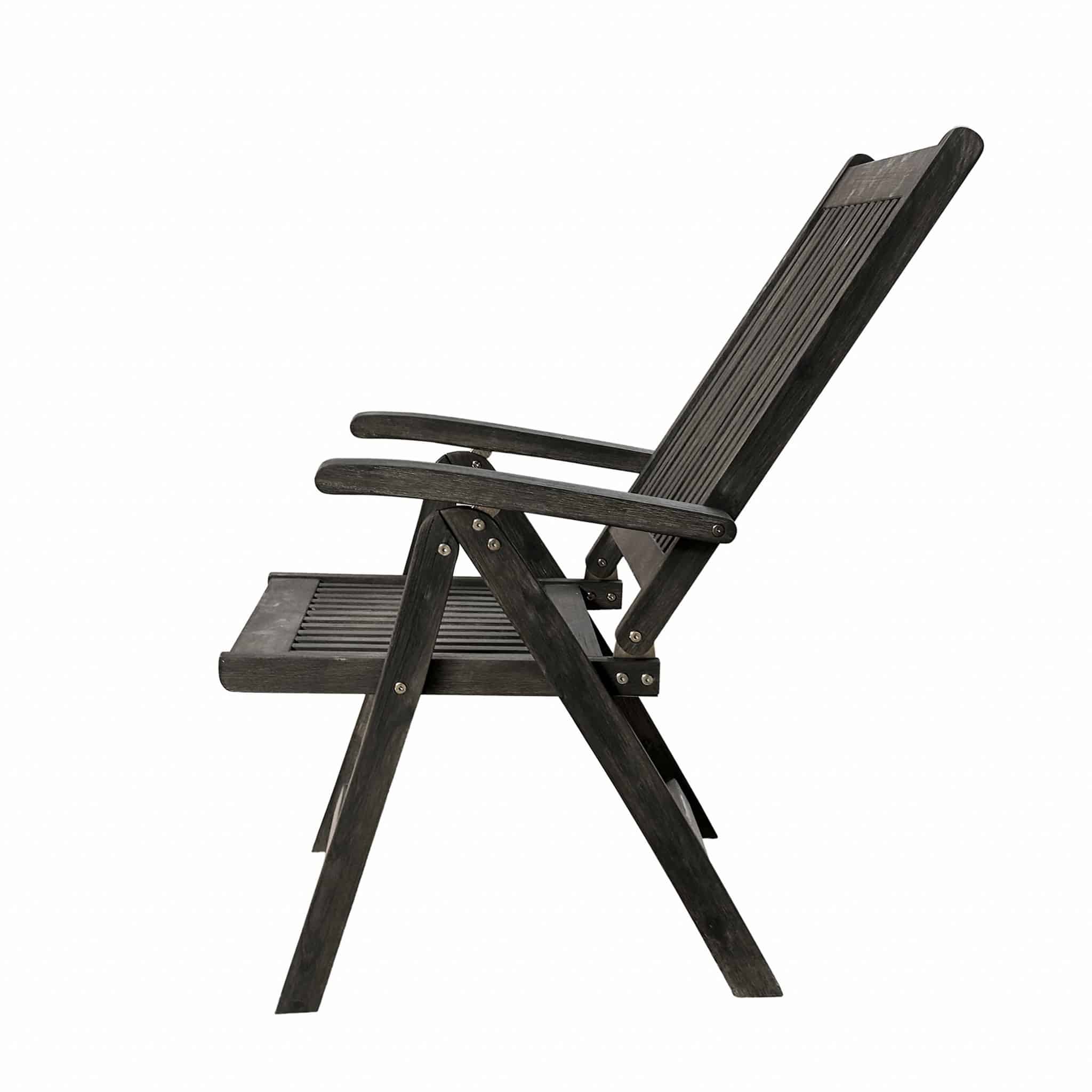 Distressed Outdoor Reclining Chair - Image 3