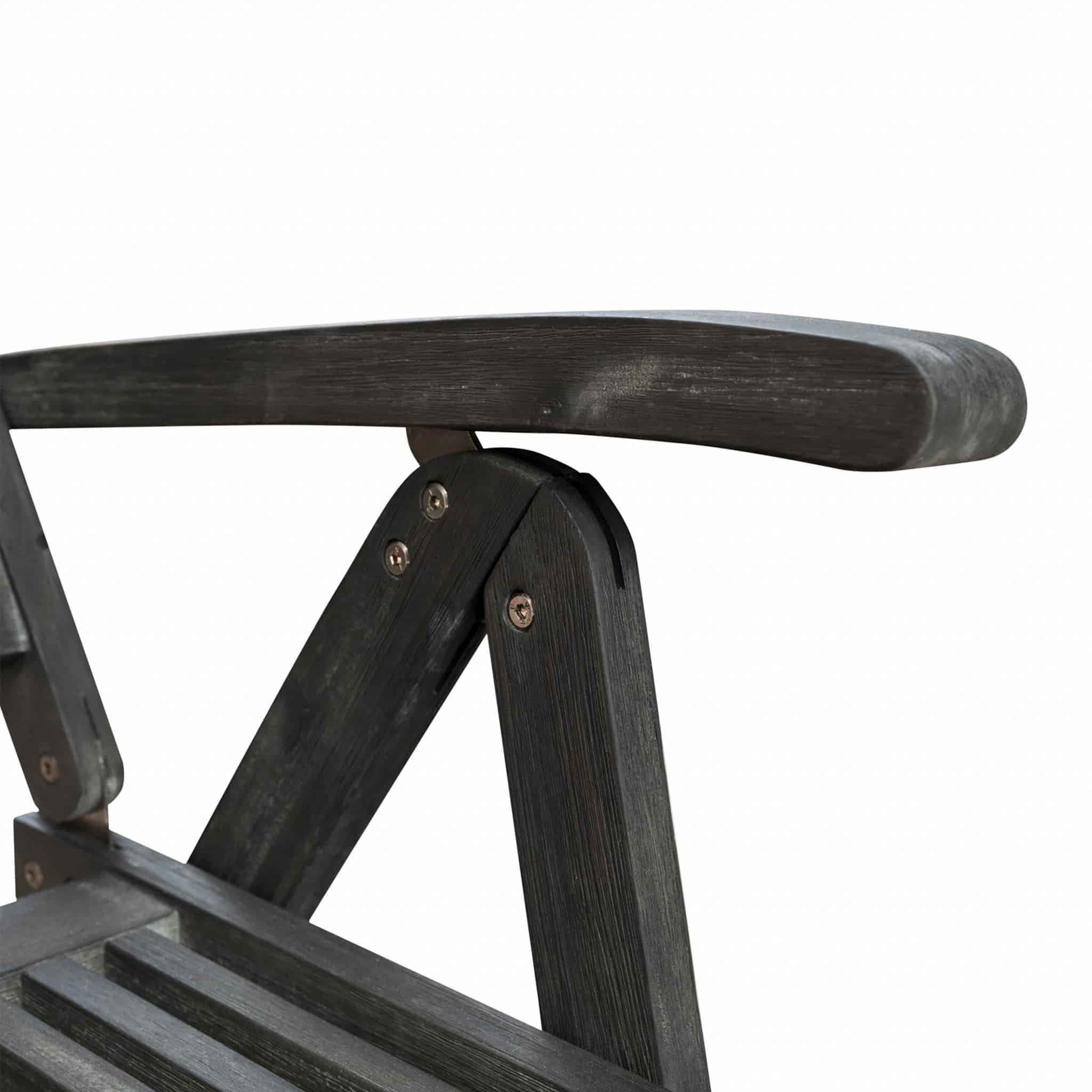 Distressed Outdoor Reclining Chair - Image 6