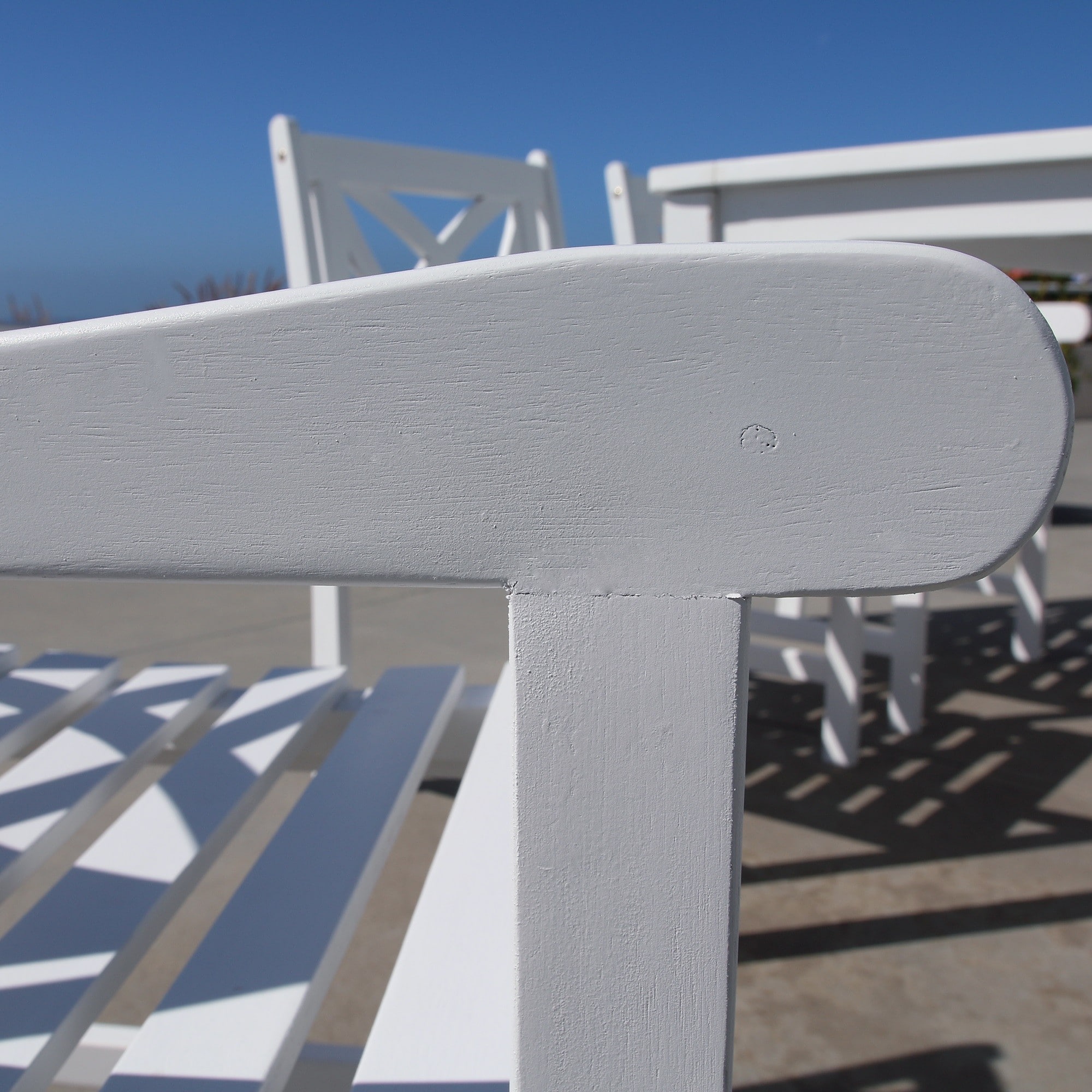 White Garden Armchair - Image 6