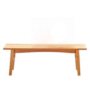 48" Golden Brown Solid Wood Outdoor Coffee Table