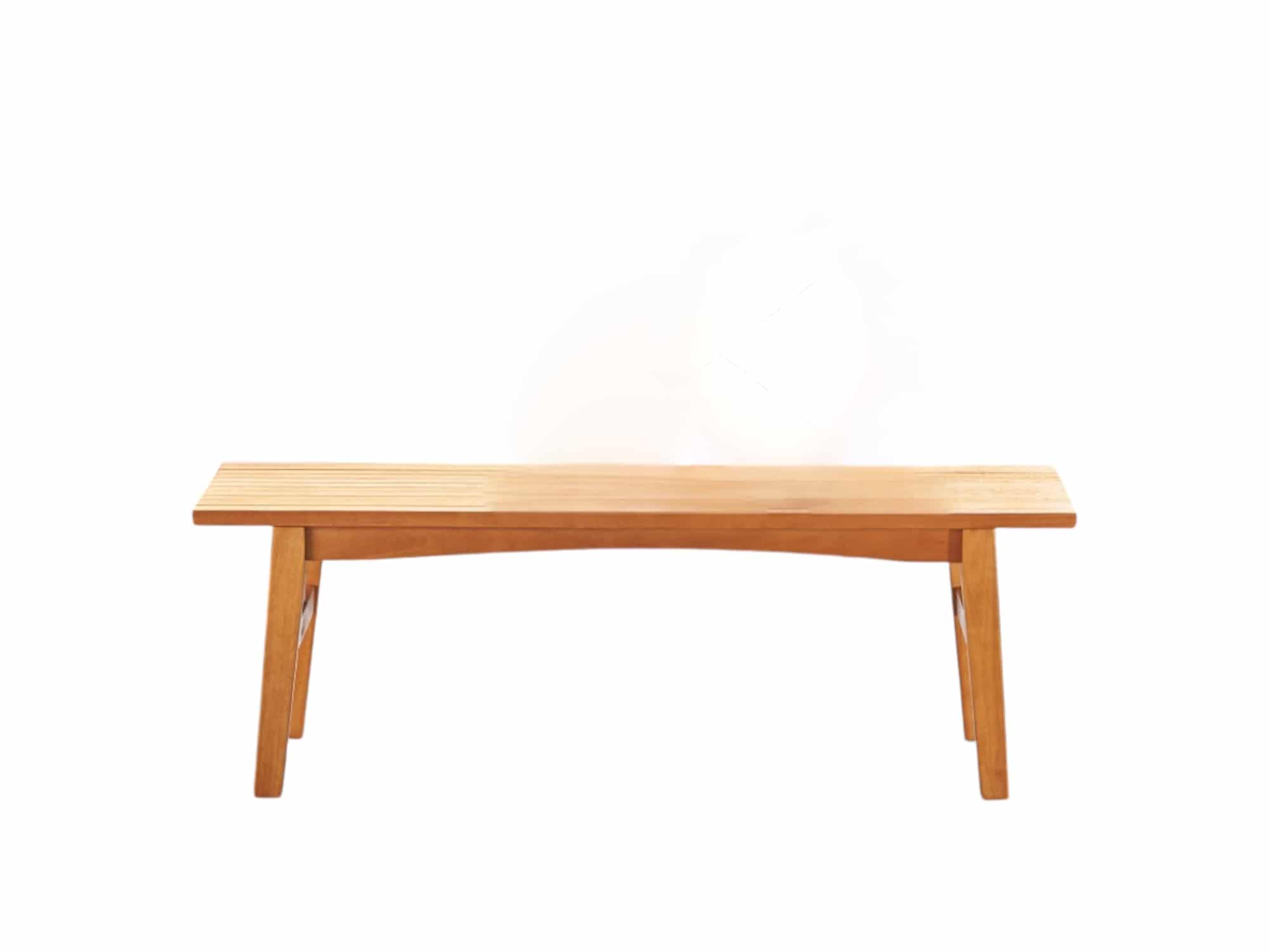 48" Golden Brown Solid Wood Outdoor Coffee Table