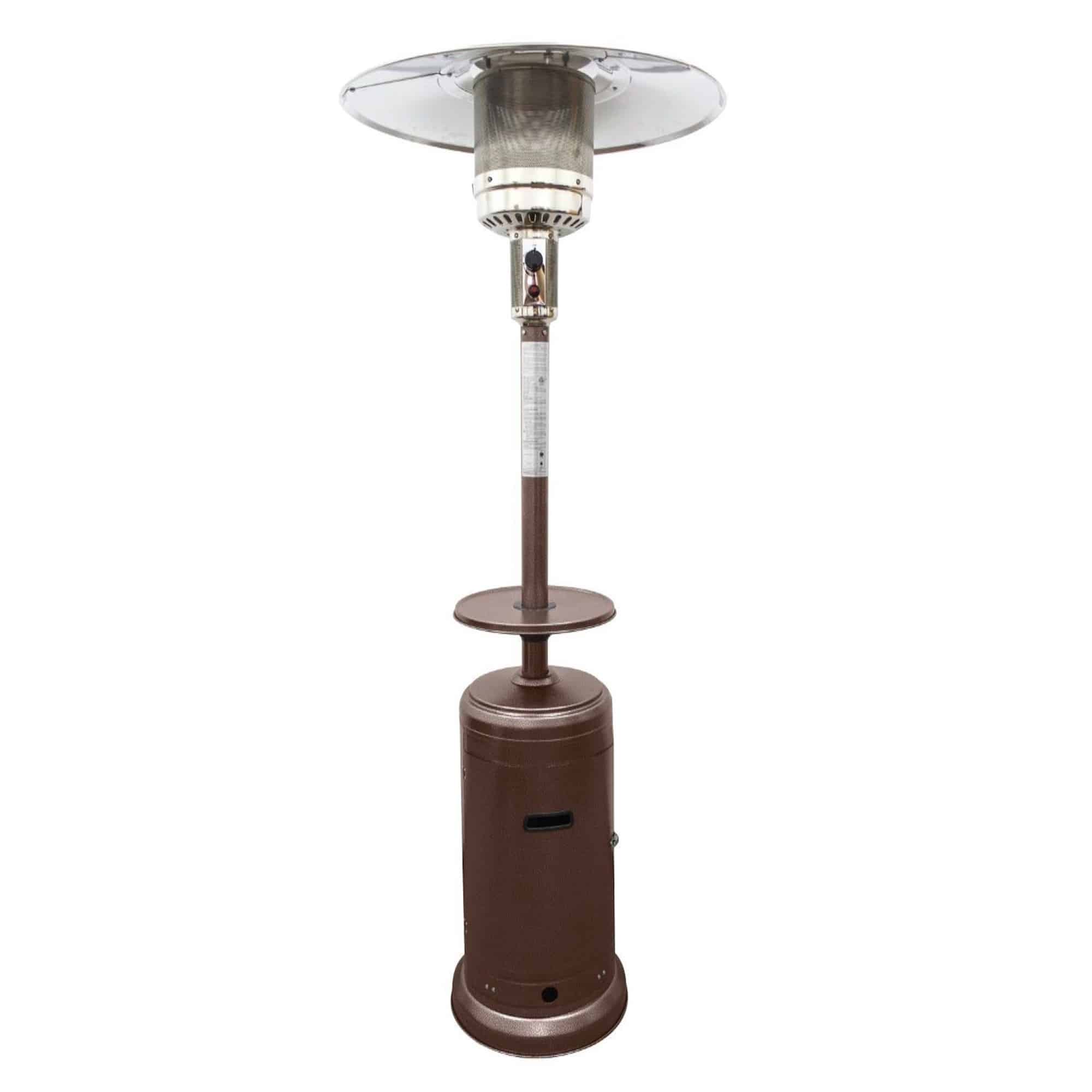 48000 BTU Bronze Steel Propane Cylindrical Pole Standing Patio Heater - Image 2