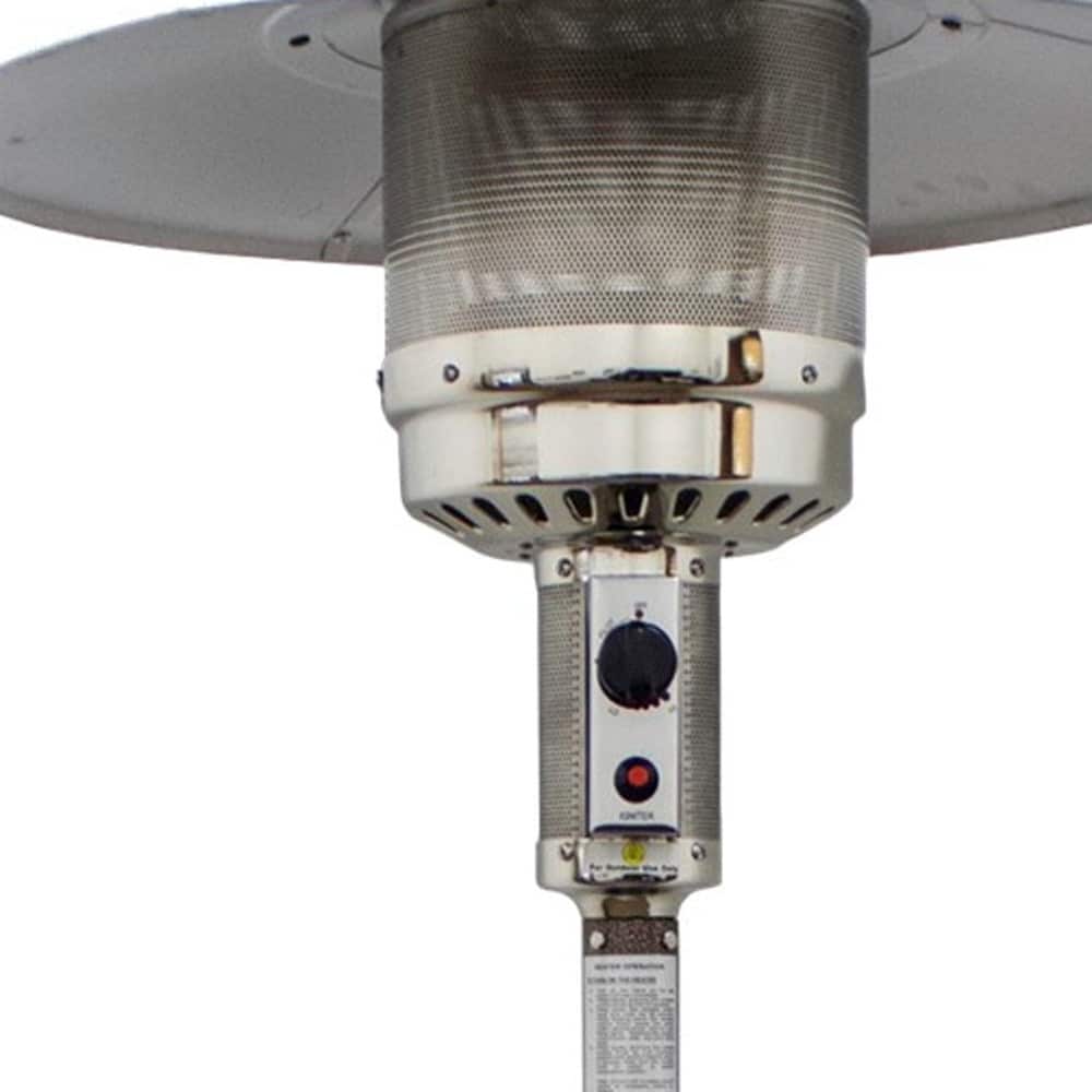 48000 BTU Bronze Steel Propane Cylindrical Pole Standing Patio Heater - Image 4