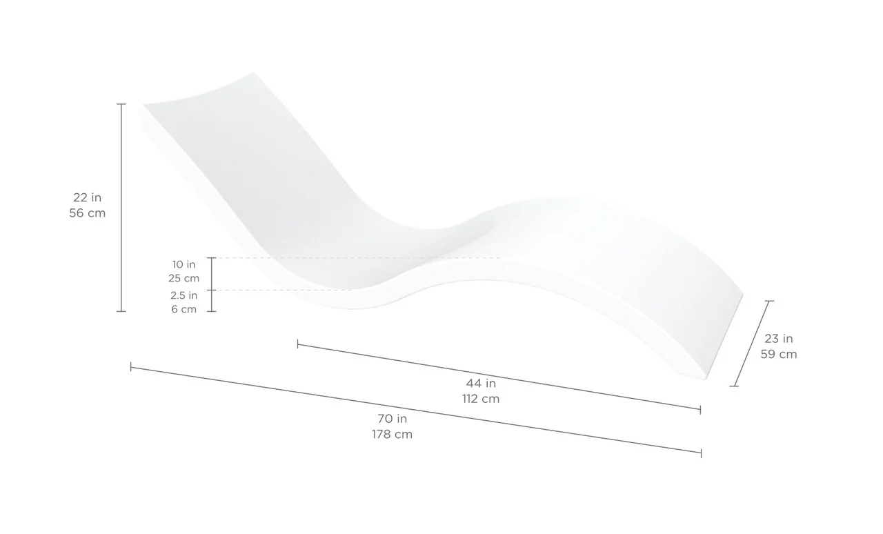 Ledge lounger Signature Chaise - Image 5